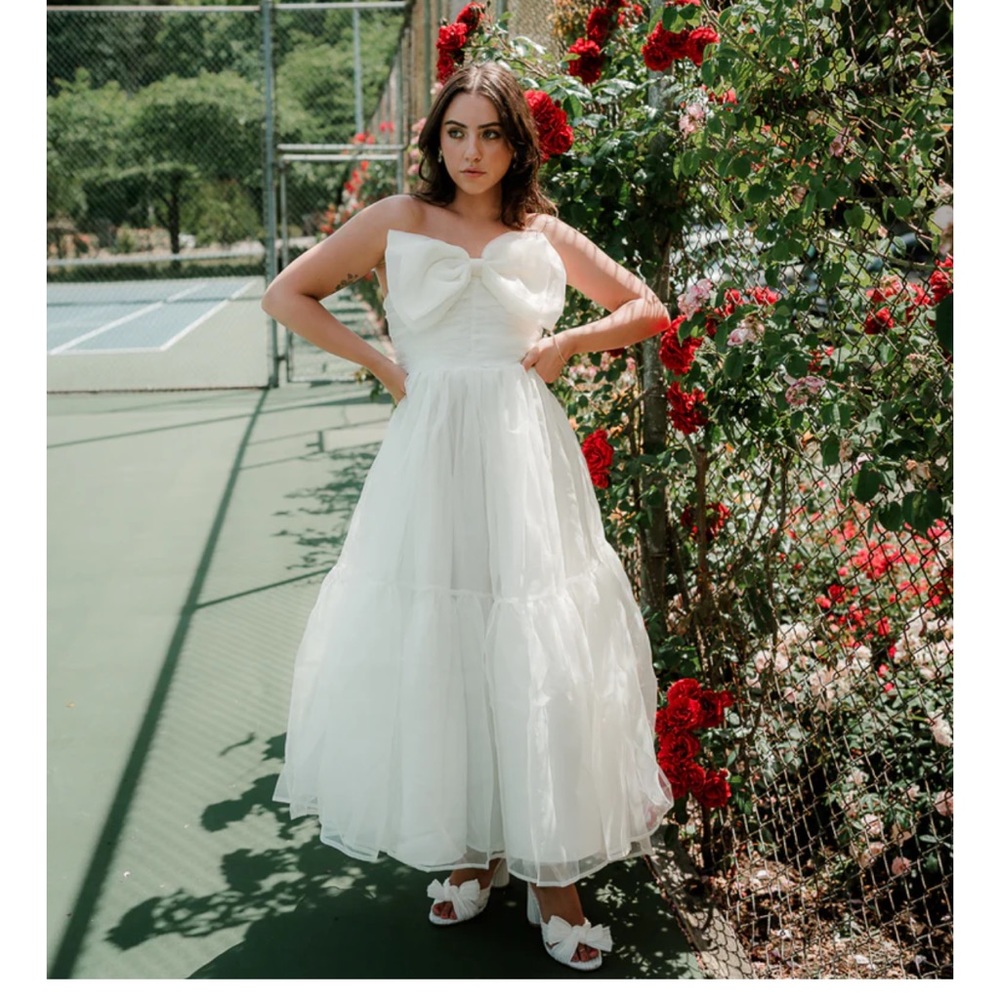 Ina White Strapless Dress - Picture 2 of 3